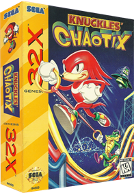 Knuckles' Chaotix - Box - 3D Image