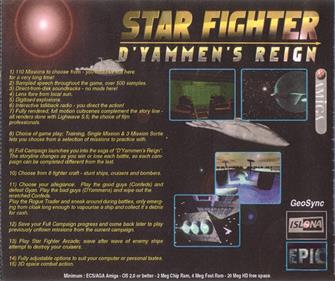 Star Fighter: D'Yammens's Reign - Box - Back Image