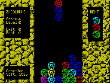 ZX Columns - Screenshot - Gameplay Image