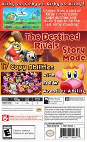 Kirby Fighters 2 - Fanart - Box - Back Image