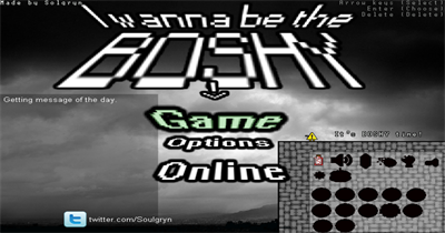 I Wanna Be The Boshy - Screenshot - Game Title Image