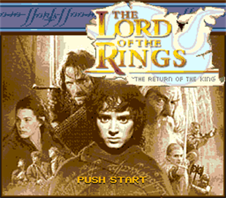 The Lord of the Rings - Screenshot - Game Title Image