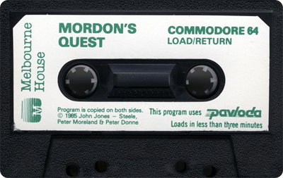 Mordon's Quest - Cart - Front Image