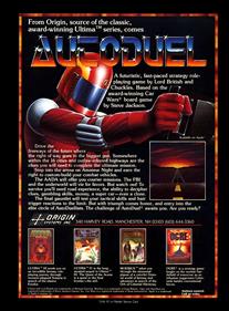 AutoDuel - Advertisement Flyer - Front Image