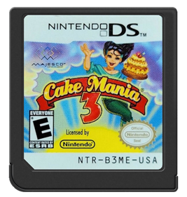 Cake Mania 3 - Fanart - Cart - Front Image