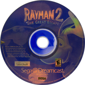 Rayman 2: The Great Escape - Disc Image