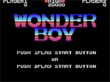 Wonder Boy - Screenshot - Game Title Image