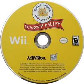 Build-A-Bear Workshop: Friendship Valley - Disc Image