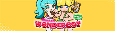 Wonder Boy Returns - Arcade - Marquee Image