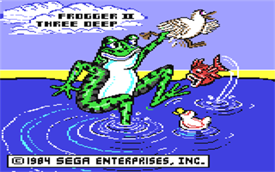 Frogger II: ThreeeDeep! - Screenshot - Game Title Image
