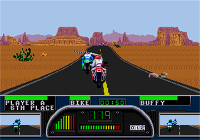 Road Rash II - Screenshot - Gameplay Image