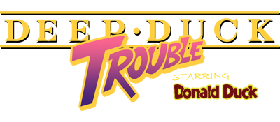 Deep Duck Trouble Starring Donald Duck - Clear Logo Image