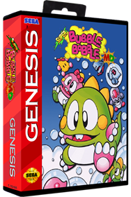 Super Bubble Bobble MD - Box - 3D Image