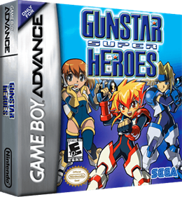 Gunstar Super Heroes - Box - 3D Image