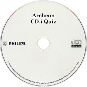 Archeon: CD-i Quiz - Disc Image