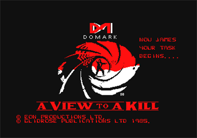 A View to a Kill: The Computer Game - Screenshot - Game Title Image