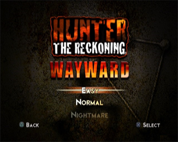 Hunter: The Reckoning Wayward - Screenshot - Game Title Image