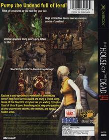 The House of the Dead III - Box - Back Image