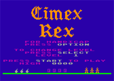 Cimex Rex - Screenshot - Game Title Image