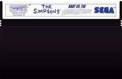 The Simpsons: Bart vs. the Space Mutants - Cart - Front Image