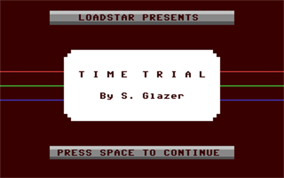 64 Timetrial - Screenshot - Game Title Image