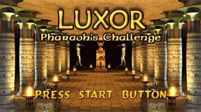 Luxor: Pharaoh's Challenge - Screenshot - Game Title Image