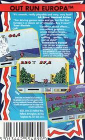 Out Run Europa - Box - Back Image