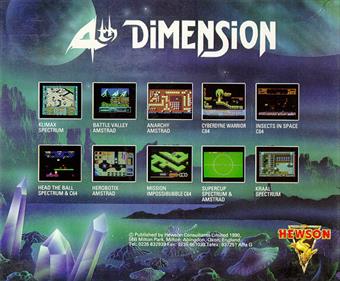 4th Dimension - Box - Back Image
