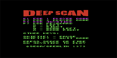 Deep Scan - Screenshot - Game Select Image