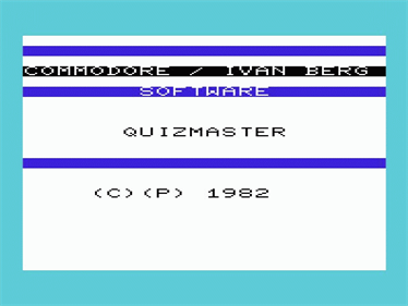 Quizmaster - Screenshot - Game Title Image