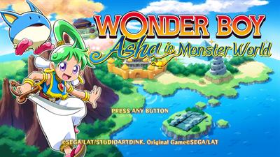 Wonder Boy Asha in Monster World - Screenshot - Game Title Image