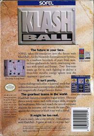 Klash Ball - Box - Back Image