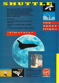 Shuttle: The Space Flight Simulator - Advertisement Flyer - Front Image