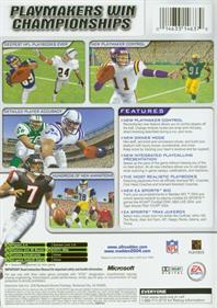 Madden NFL 2004 - Box - Back Image