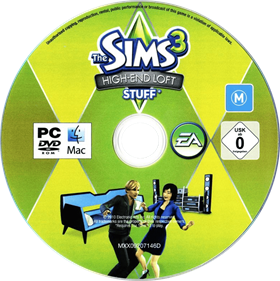 The Sims 3: High-End Loft Stuff - Disc Image