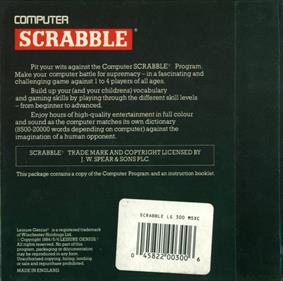 Computer Scrabble - Box - Back Image
