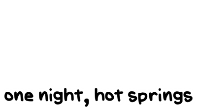 one night, hot springs - Clear Logo Image