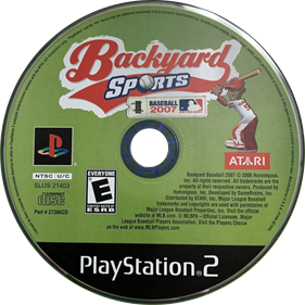 Backyard Sports: Baseball 2007 - Disc Image