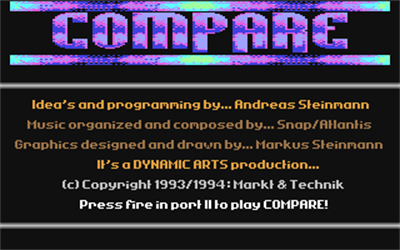 Compare - Screenshot - Game Title Image