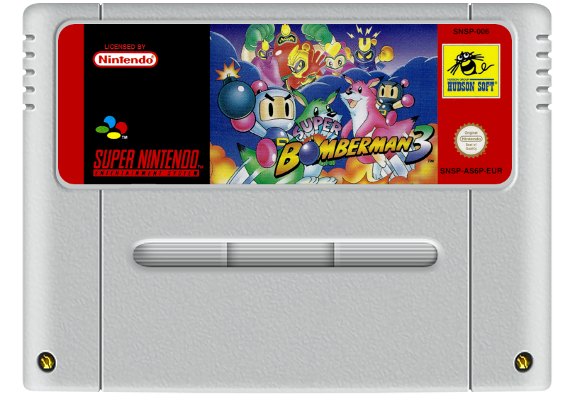 Super Bomberman 3 Super Nintendo SNES Video Game 