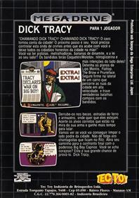 Dick Tracy - Box - Back Image