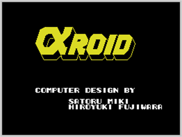 Alpharoid - Screenshot - Game Title Image