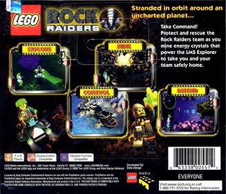 LEGO Rock Raiders - Box - Back Image