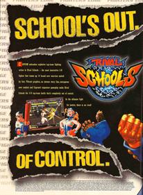 Rival Schools - Advertisement Flyer - Front Image