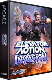 Elevator Action Invasion - Box - 3D Image