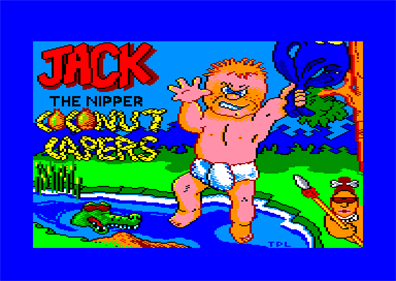 Jack the Nipper... II in Coconut Capers - Screenshot - Game Title Image