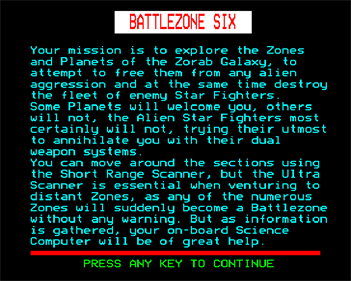 Battlezone Six - Screenshot - Gameplay Image