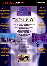 Heart of the Alien: Out of this World Parts I and II - Fanart - Box - Back Image