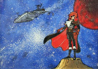 Space Pirate Captain Harlock - Fanart - Background Image