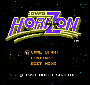 Over Horizon - Screenshot - Game Title Image